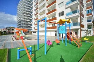 Апартаменты (SA123) 1+1, 80 м2 детская площадка