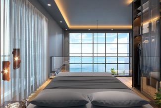 Panorama Loft Residence спальня