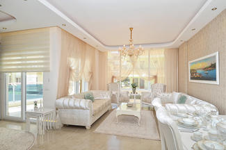 Апартаменты в Yekta Plaza Residence 4+1, 245 м2 гостиная