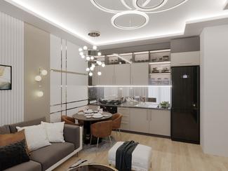 Апартаменты в Ruby Twins Residence 1+1, 55м2 кухня
