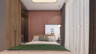 Апартаменты в Ruby Tower 1+1, 52м2 спальня