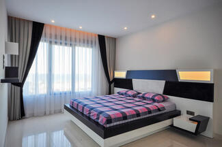 Дуплекс в Konak Seaside Resort 2+1, 134м2 спальня