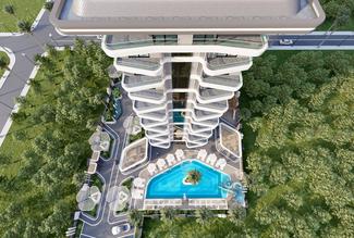 Ruby Tower вид сверху