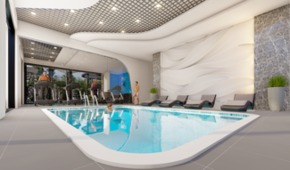 Ruby Tower крытый бассейн