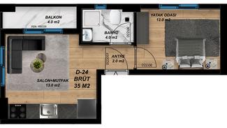 Tesla Loft 1+1